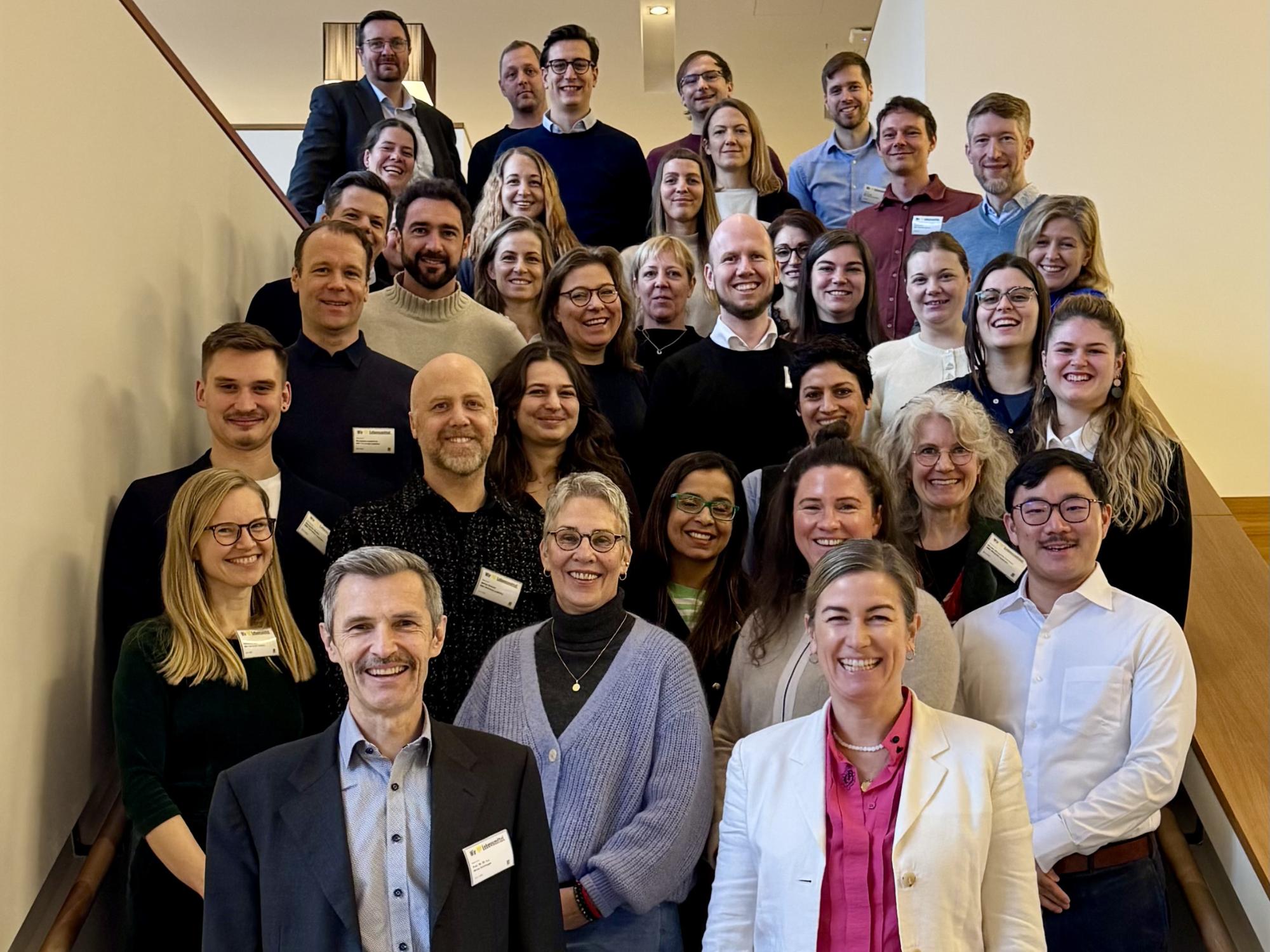 Studierende des MBA Sustainability Management beim MBA-Abschlussworkshop bei EDEKA